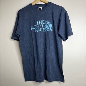 The north face short sleeve t shirt men’s size small blue